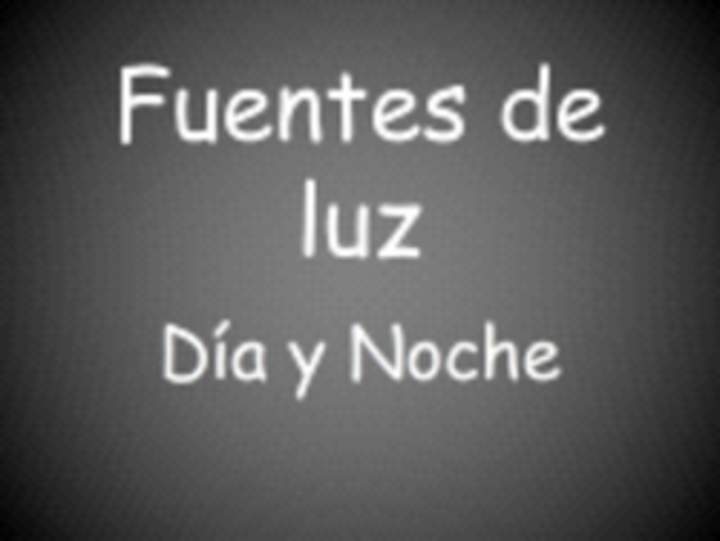 Luz día y noche Luz día y noche