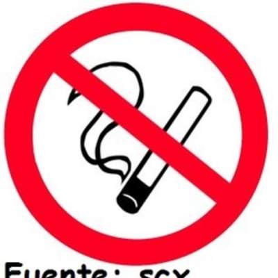 Signo internacional prohibido fumar Signo internacional prohibido fumar