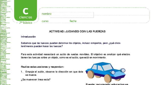 Jugando con las fuerzas Jugando con las fuerzas