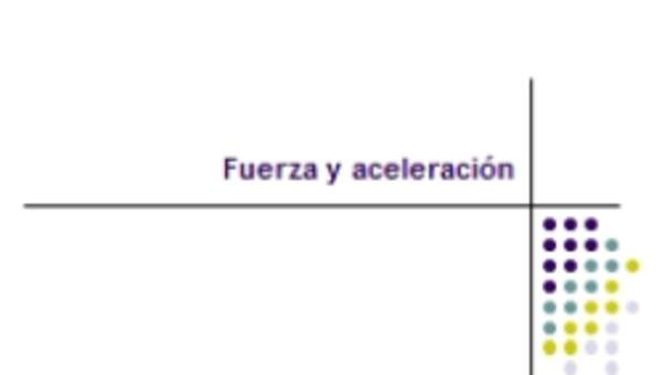 Fuerza y movimiento Fuerza y movimiento