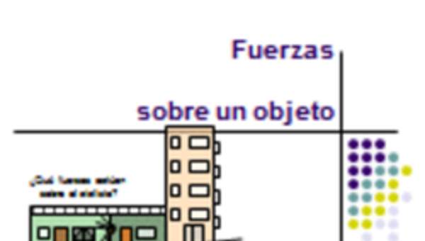 Fuerzas sobre un objeto Fuerzas sobre un objeto