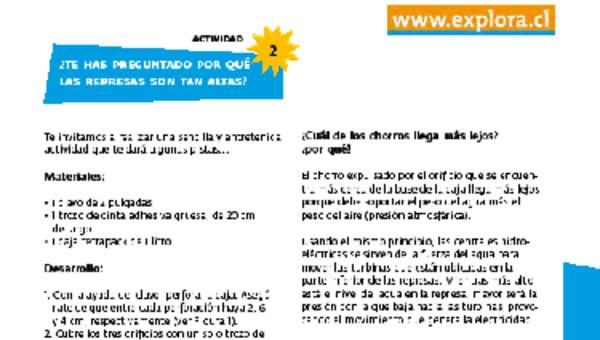 Gravedad y represas Gravedad y represas