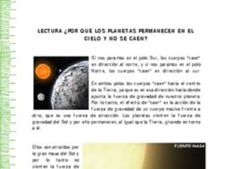 ¿Por qué los planetas permanecen en el cielo y no se caen? ¿Por qué los planetas permanecen en el cielo y no se caen?