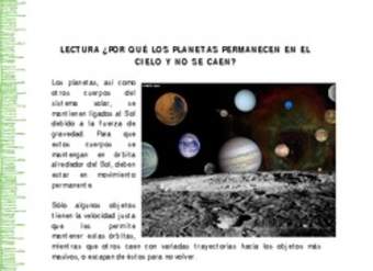 ¿Por qué los planetas permanecen en el cielo y no se caen II? ¿Por qué los planetas permanecen en el cielo y no se caen II?