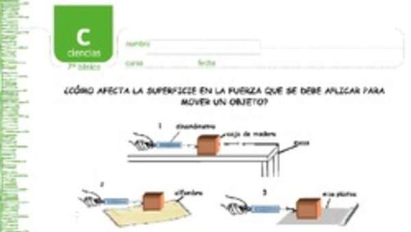 ¿Cómo afecta la superficie en la fuerza que se debe aplicar para mover un objeto? ¿Cómo afecta la superficie en la fuerza que se debe aplicar para mover un objeto?