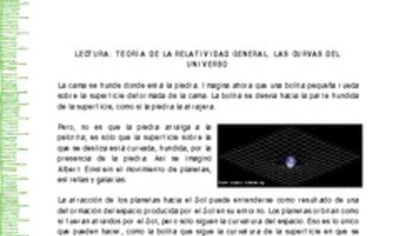 Teoría de la relatividad Teoría de la relatividad