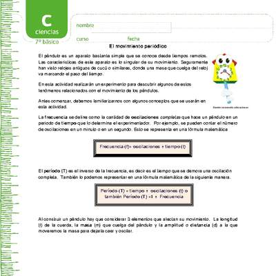 El movimiento periódico El movimiento periódico