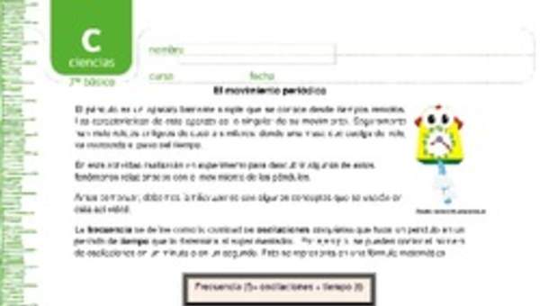 El movimiento periódico El movimiento periódico