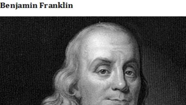 Imagen de Benjamín Franklin Imagen de Benjamín Franklin