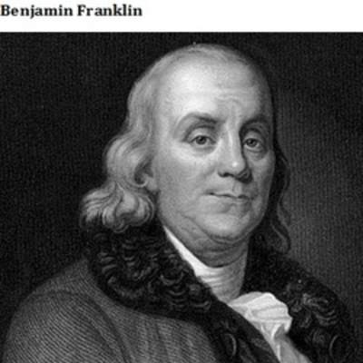 Imagen de Benjamín Franklin Imagen de Benjamín Franklin