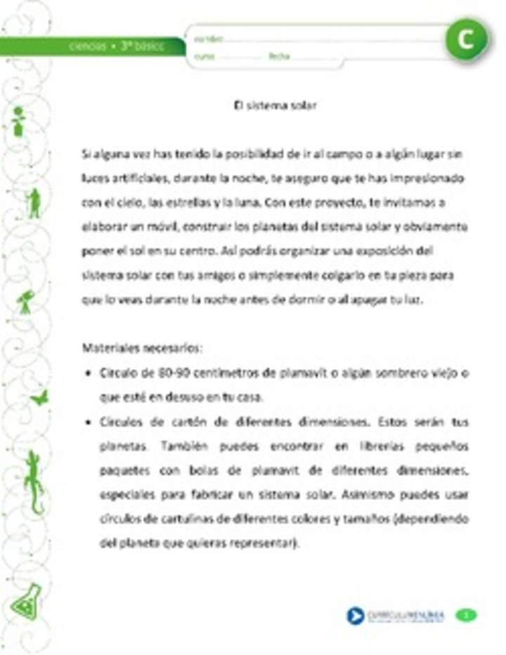 El sistema solar El sistema solar