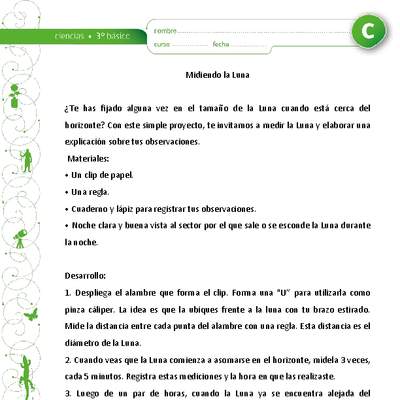 Midiendo la Luna Midiendo la Luna