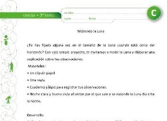Midiendo la Luna Midiendo la Luna