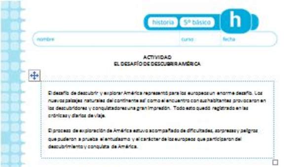 El desafío de descubrir América El desafío de descubrir América