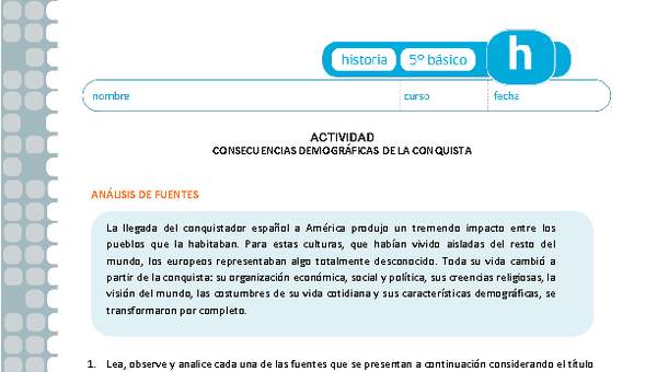 Consecuencias demográficas de la conquista Consecuencias demográficas de la conquista