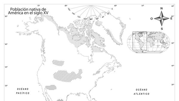 Población nativa de América en el siglo XV Población nativa de América en el siglo XV