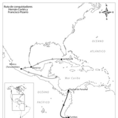 Ruta de conquistadores. Hernán Cortés y Francisco Pizarro Ruta de conquistadores. Hernán Cortés y Francisco Pizarro