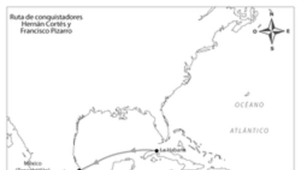 Ruta de conquistadores. Hernán Cortés y Francisco Pizarro Ruta de conquistadores. Hernán Cortés y Francisco Pizarro