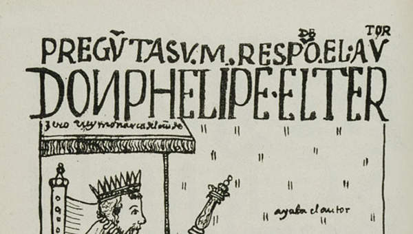 Rey Felipe III por Guamán Poma Rey Felipe III por Guamán Poma