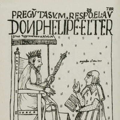 Rey Felipe III por Guamán Poma Rey Felipe III por Guamán Poma