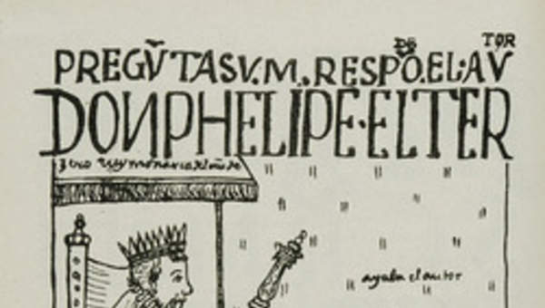 Rey Felipe III por Guamán Poma Rey Felipe III por Guamán Poma