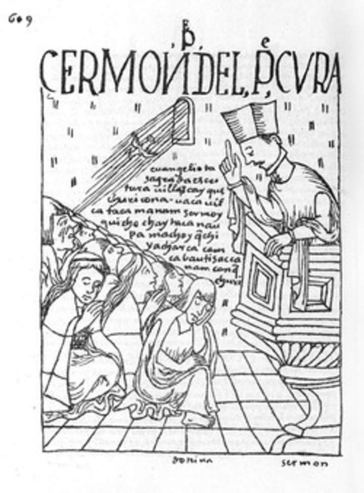 Nativos rezando Nativos rezando