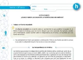 ¿Cuáles fueron las causas de la independencia de América? ¿Cuáles fueron las causas de la independencia de América?