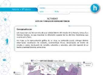 Lectura y análisis de mapa histórico Lectura y análisis de mapa histórico