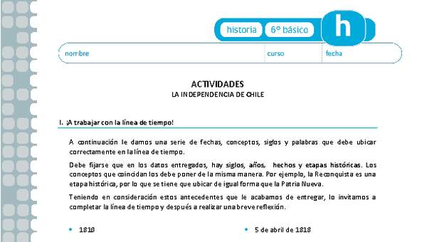 Independecia de Chile Independecia de Chile