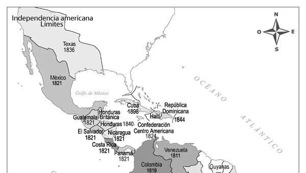 Independecia americana. Límites Independecia americana. Límites