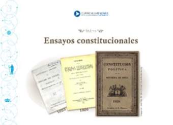 Ensayos Constitucionales Ensayos Constitucionales