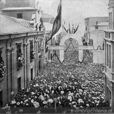 Regreso tropas Guerra del Pacífico Regreso tropas Guerra del Pacífico