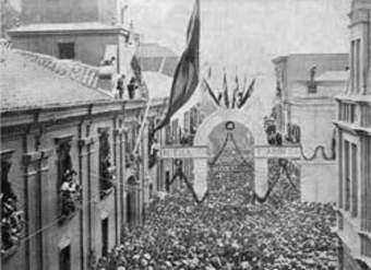 Regreso tropas Guerra del Pacífico Regreso tropas Guerra del Pacífico