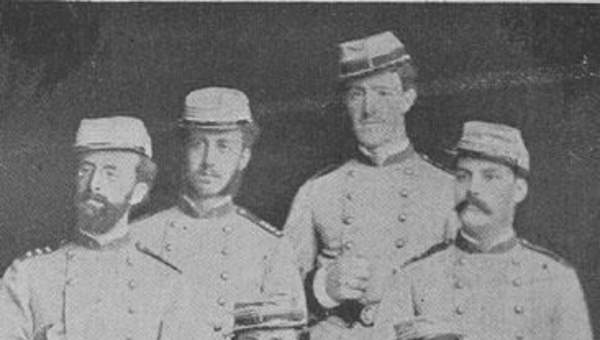 Oficiales chilenos en Guerra del Pacífico Oficiales chilenos en Guerra del Pacífico