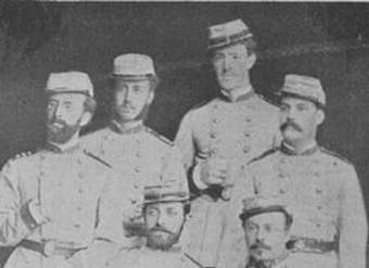 Oficiales chilenos en Guerra del Pacífico Oficiales chilenos en Guerra del Pacífico