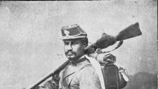 Soldado boliviano en Guerra del Pacífico Soldado boliviano en Guerra del Pacífico