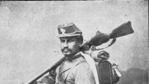 Soldado boliviano en Guerra del Pacífico Soldado boliviano en Guerra del Pacífico