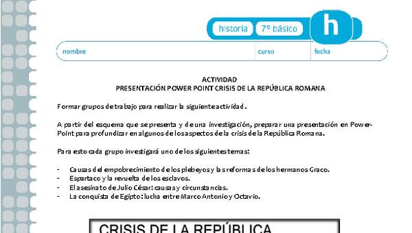 Crisis República Romana Crisis República Romana