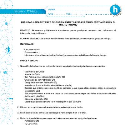 Línea tiempo cristianismo Línea tiempo cristianismo