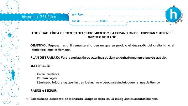 Línea tiempo cristianismo Línea tiempo cristianismo