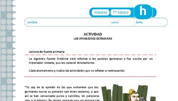 Características de los germanos Características de los germanos