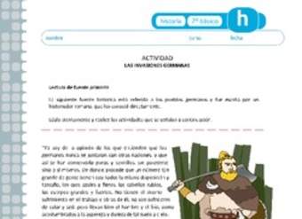 Características de los germanos Características de los germanos