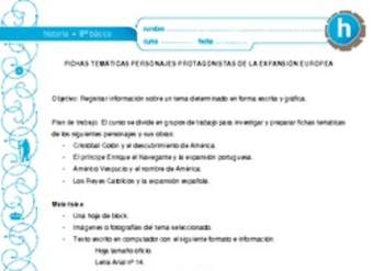 Fichas expansión europea Fichas expansión europea