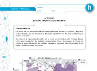 Lectura y análisis de mapa histórico Lectura y análisis de mapa histórico