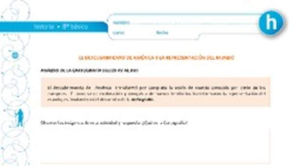 El descubrimiento de América y la representación del mundo El descubrimiento de América y la representación del mundo