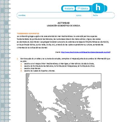 Ubicación geográfica de Grecia Ubicación geográfica de Grecia