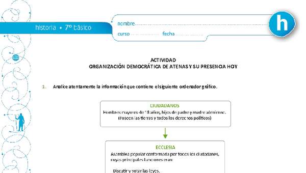 Organización democrática de Atenas y su presencia hoy Organización democrática de Atenas y su presencia hoy