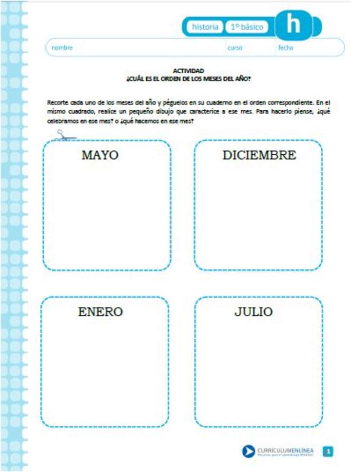 ¿Cuál es el orden de los meses del año? ¿Cuál es el orden de los meses del año?