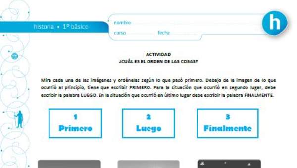 ¿Cuál es el orden de las cosas? ¿Cuál es el orden de las cosas?