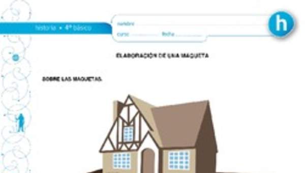 Elaboración de una maqueta Elaboración de una maqueta